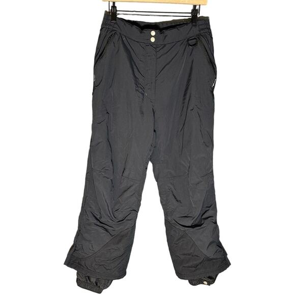 L.L. Bean Navy and Black Insulated Snow Pants Women's Size M - Picture 1 of 9